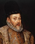 Portrait of Philip II by Sánchez Coelho, c. 1580.